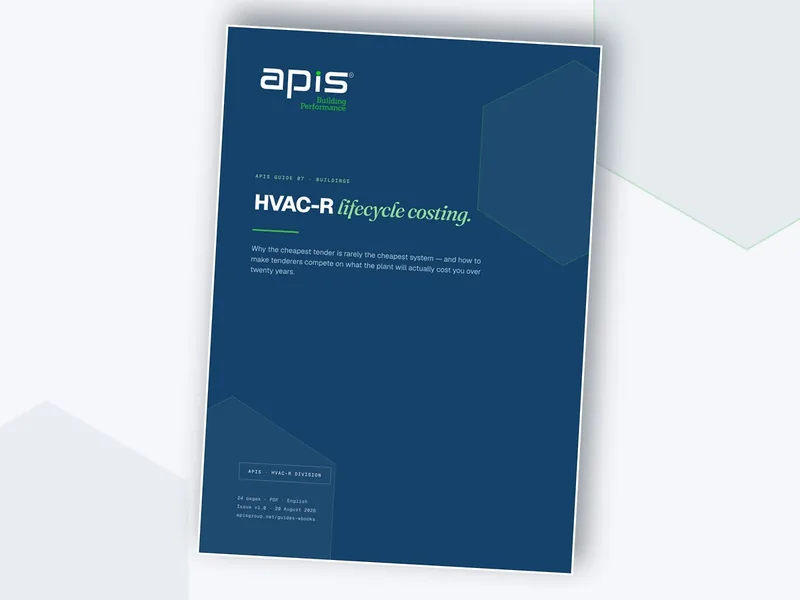 APIS Guide 07 — HVAC-R Lifecycle Costing, 24-page PDF