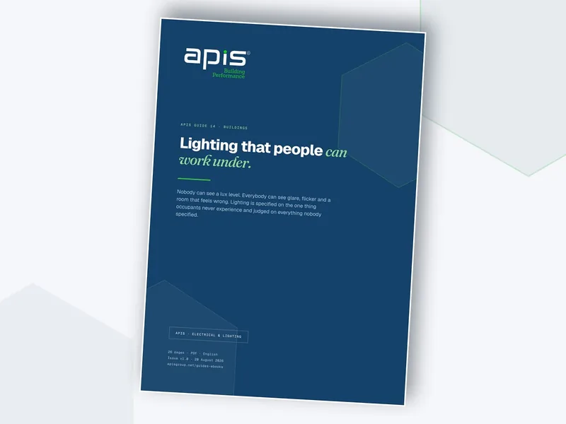 APIS Guide 14 — Lighting That People Can Work Under, 26-page PDF