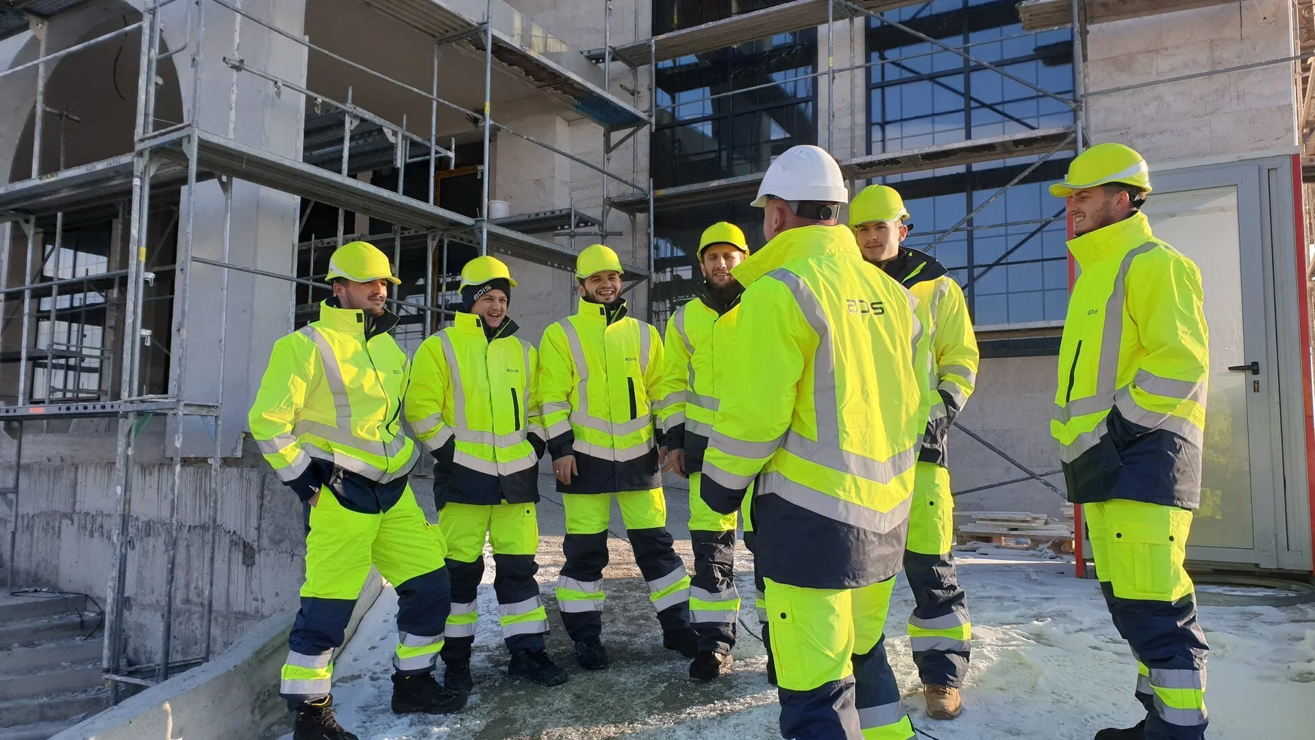 APIS engineering team on a project site